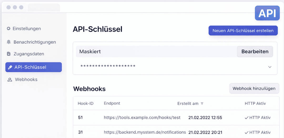 API-Zugang
